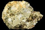 Pyrite On Calcite & Quartz - El Hammam Mine, Morocco #80364-1